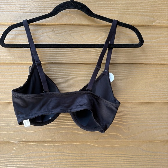 Wacoal T-Shirt Open Front Black Underwire Bra NWT 32D - Picture 3 of 5